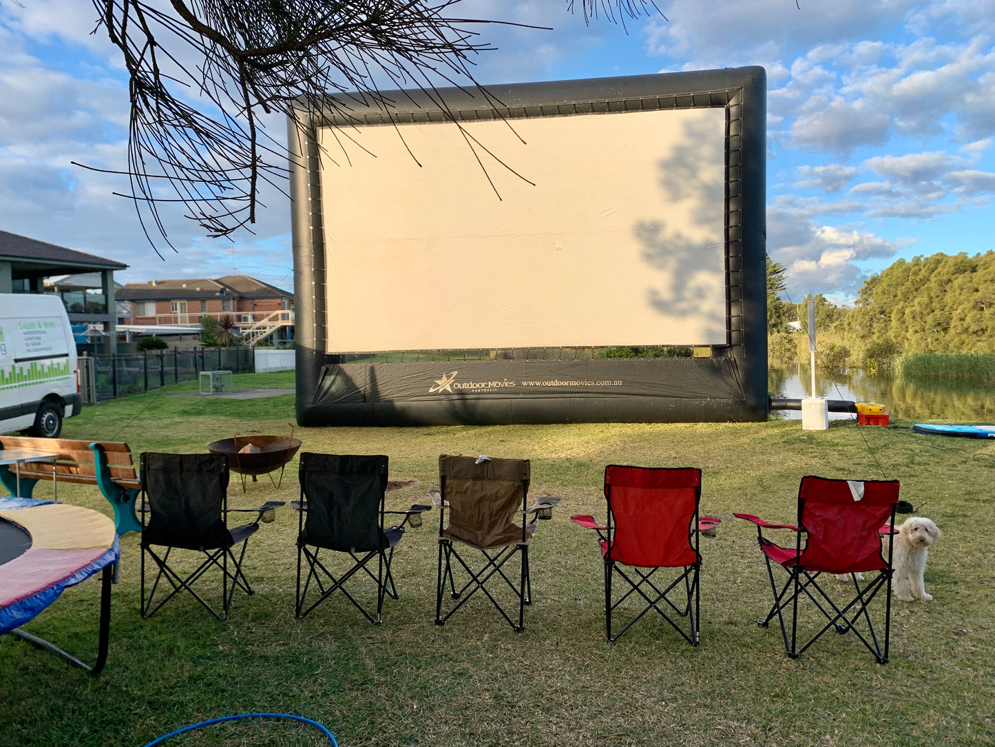 Hire - Giant inflatable Outdoor Cinema Movies Screen W:10m x H:4m