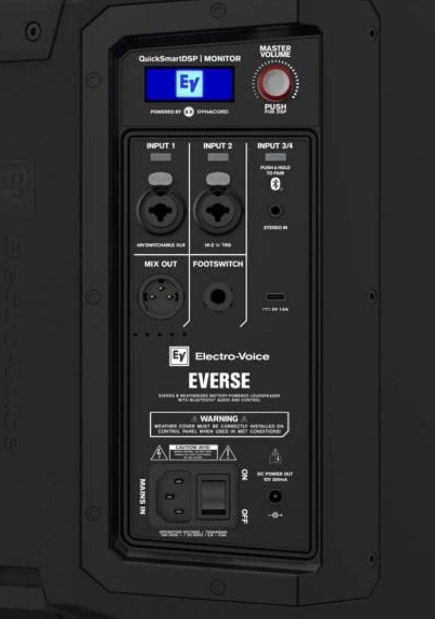 EV EVERSE 8 Portable Battery PA Speaker