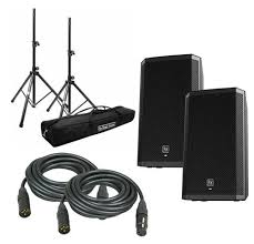 Hire - EV ELX 15" Powered Speakers with Stands & Cables