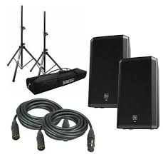Hire - EV ELX200 15" Powered Speakers with Stands & Cables