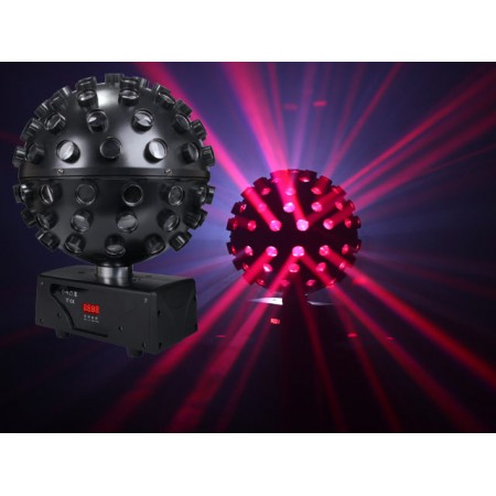 Event Lighting NITROBALL2 - Spherical rotating effect light, 5 x 15W RGBWAUV LED