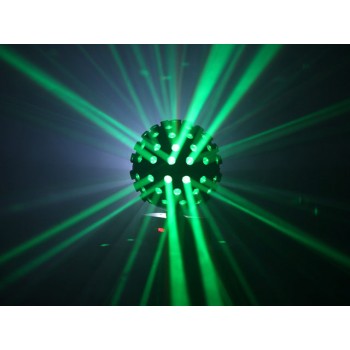 Event Lighting NITROBALL2 - Spherical rotating effect light, 5 x 15W RGBWAUV LED