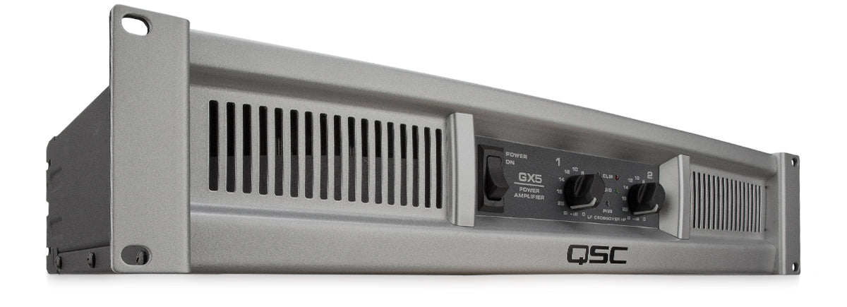 QSC GX5 Power Amplifier (500W 8ohms) – Pro Sound and Lighting