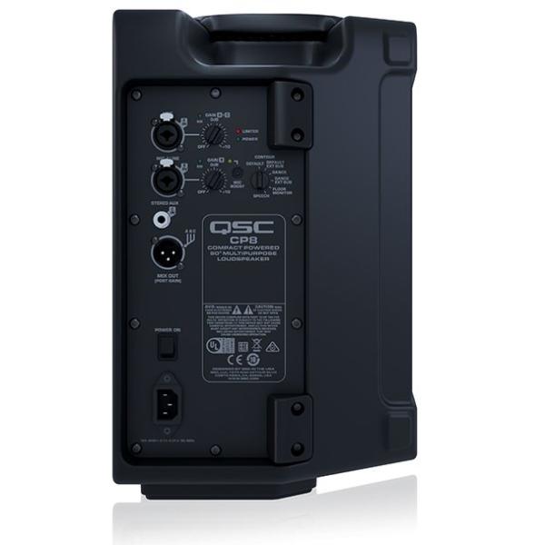QSC CP8 8" 2-Way Powered (1000W) Portable PA Speaker