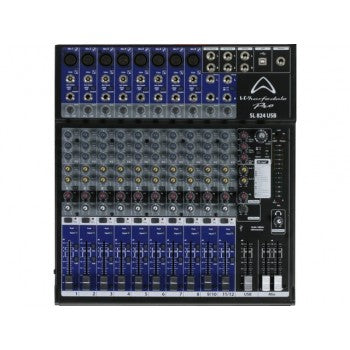 Wharfedale SL824USB 8 Channel Studio / Live USB Mixing Desk