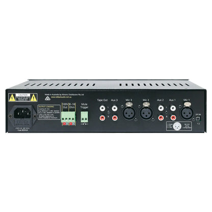 REDBACK 30W 3 Input 100V Public Address (PA) Amplifier A4024A