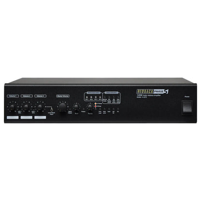 Redback Public Address (PA) Mixer Amplifier 125W 100V 4 Zone A4270