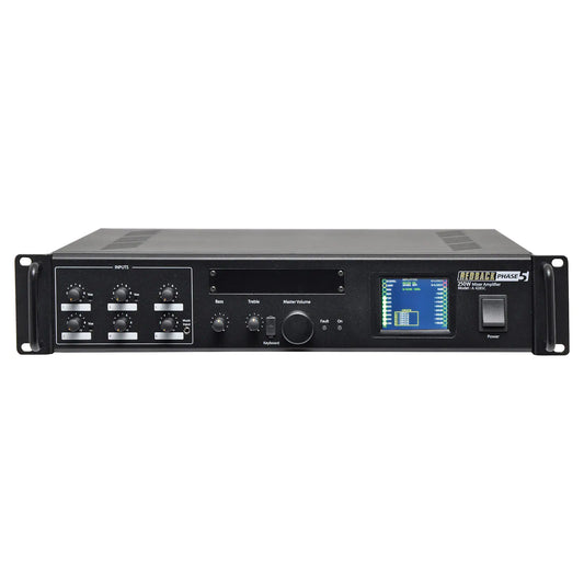 REDBACK Phase5 Public Address (PA) Mixer Amplifier 250W 6 Input  A4285C