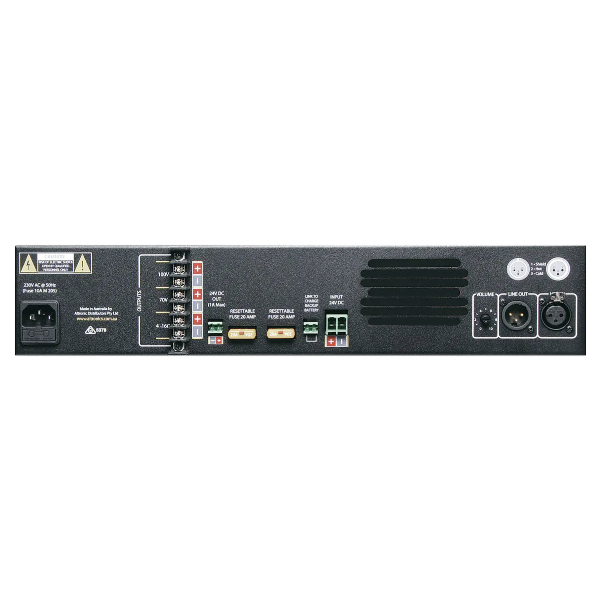 REDBACK 500W AMP A4390A