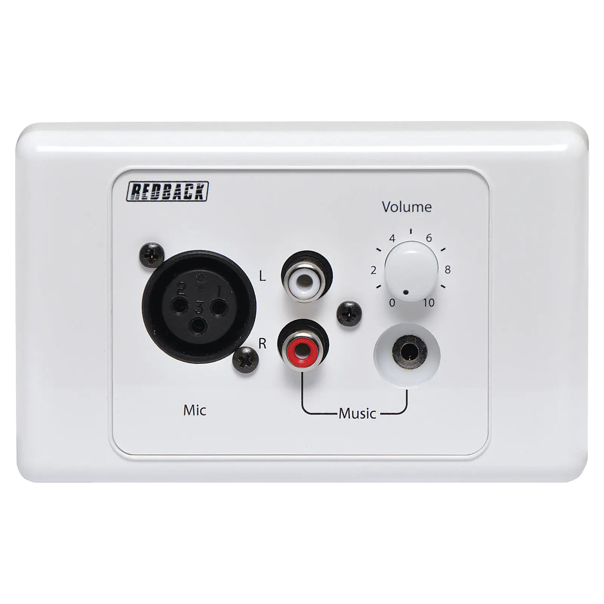 Redback Microphone/Line Pre Amplifier Wallplate A4931