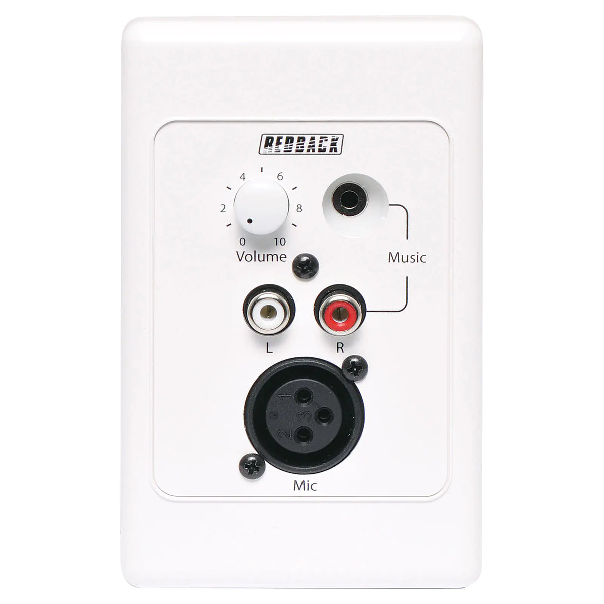 Redback Microphone/Line Pre Amplifier Wallplate A4931