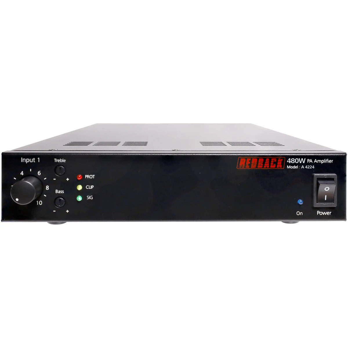 REDBACK 480W Public Address (PA) Zone Amplifier  A4224