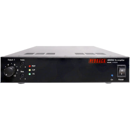 REDBACK 480W Public Address (PA) Zone Amplifier  A4224