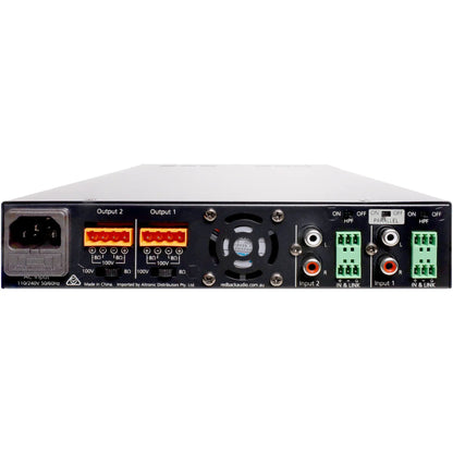 Redback 2 x 60W Public Address (PA) Zone Amplifier
