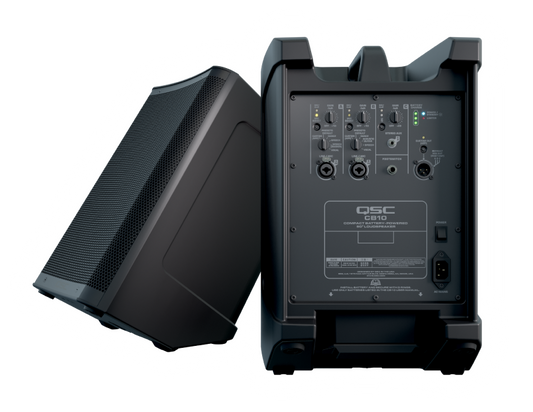QSC CB10 Compact Battery-Powered Loudspeaker w/ Bluetooth