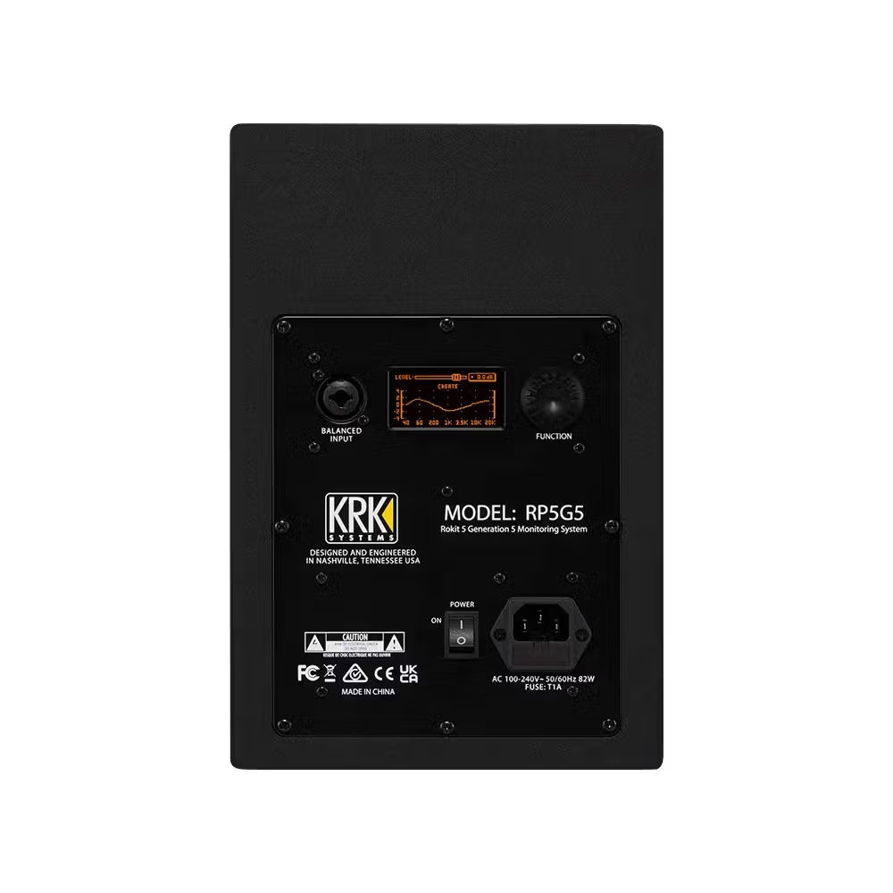 KRK ROKIT RP5G5 5" Studio Monitors (Black Pair)