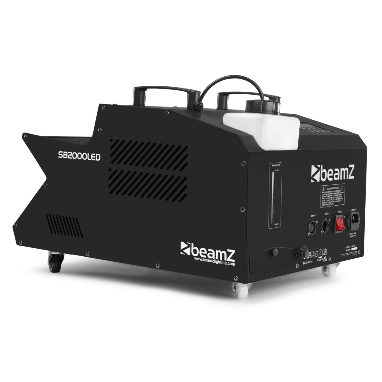 Hire - Beamz SB2000-LED Smoke & Bubble Machine with LED Wash Including Liquid