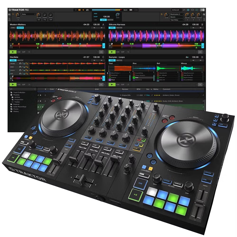 Native Instruments Traktor Kontrol S3 4-Deck DJ Controller