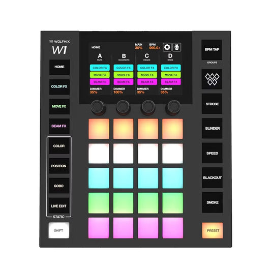 Hire - Wolfmix W1 Mk2 Standalone Performance DMX Lighting Controller