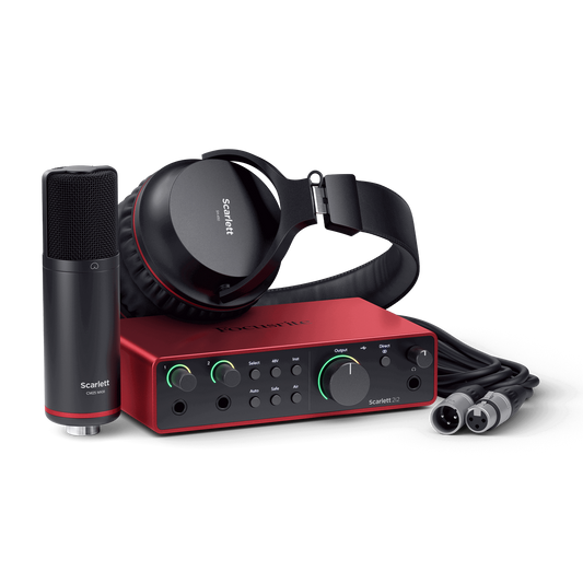 Focusrite Scarlett 2i2 Studio G4 USB Interface w/ Mic & Headphones