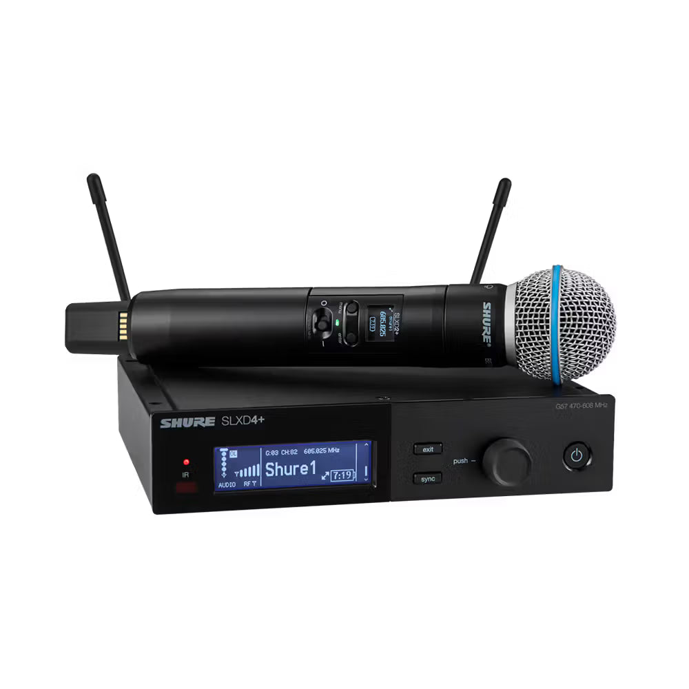 Shure SLX-D-24+/B58 Digital Beta 58 Handheld Wireless System (H58 Band)