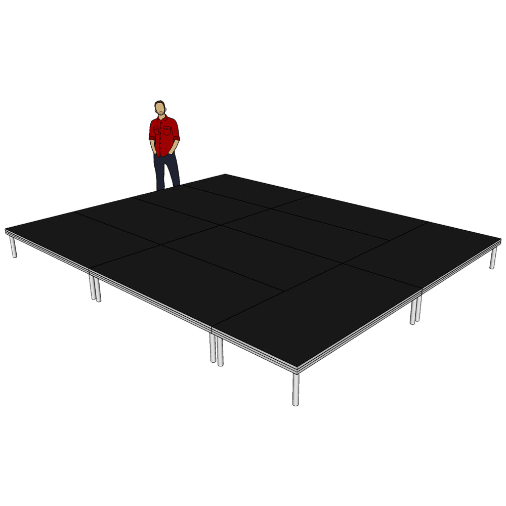 Power Dynamics DECK750 5x4m Portable Staging System – 200mm Legs