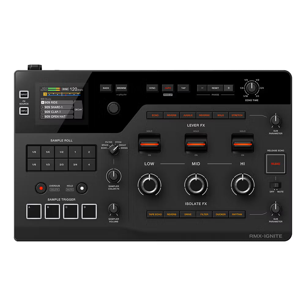AlphaTheta RMX IGNITE DJ Effector 3-Band FX Processor & Sampler
