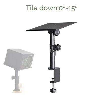 DL Enlarged Metal Desk Clamp-on Studio Monitor Stand(Single)