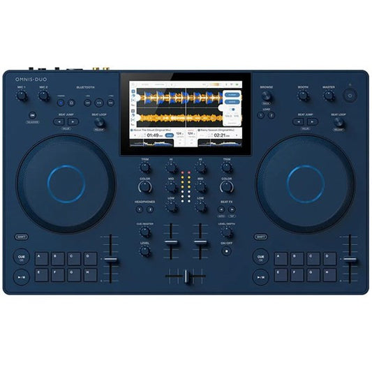 Hire -  Pioneer / AlphaTheta OMNIS - DUO All in One USB Controller (Bluetooth & Battery Powered)