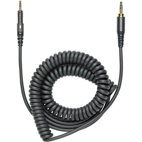 Audio Technica ATH M50x Replacement Coiled Cable (Black)