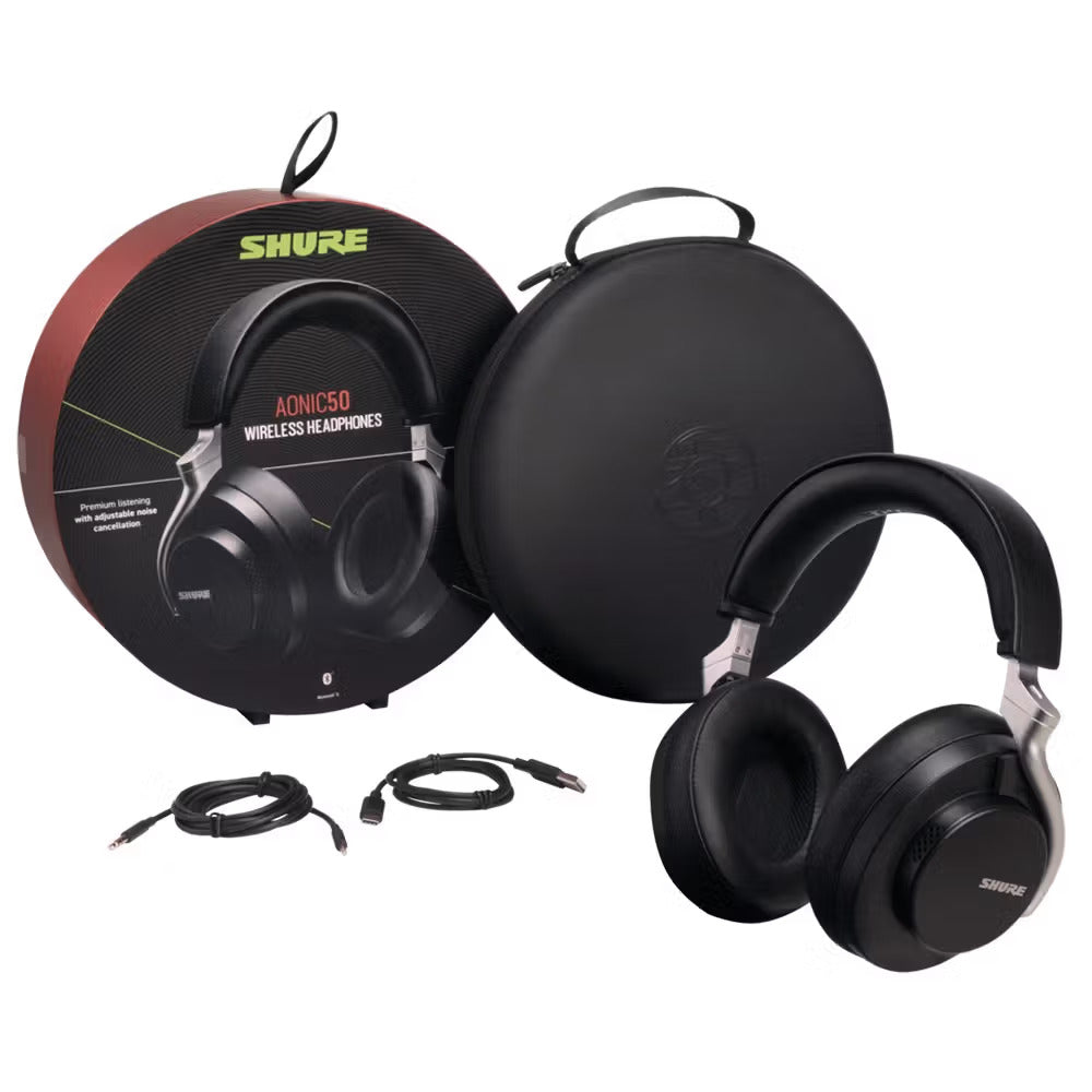 Shure Aonic 50 Wireless Noise Cancelling Headphones Black