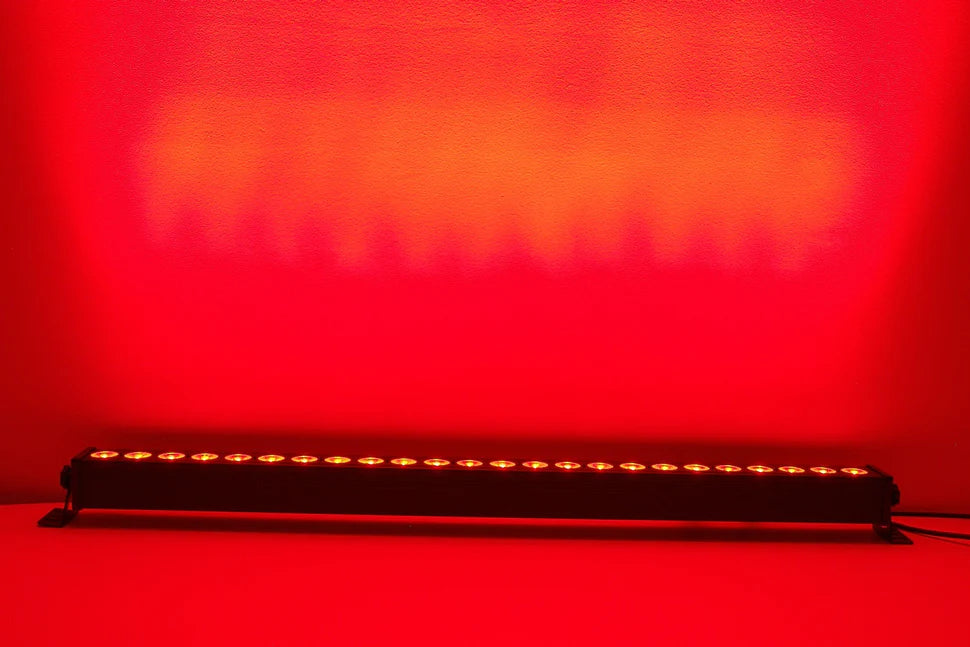 Event lighting BAR24X4FXL - Lite Series Pixel Bar with 24 x 4W RGBW LEDs + 120 x 0.2W RGB LEDs