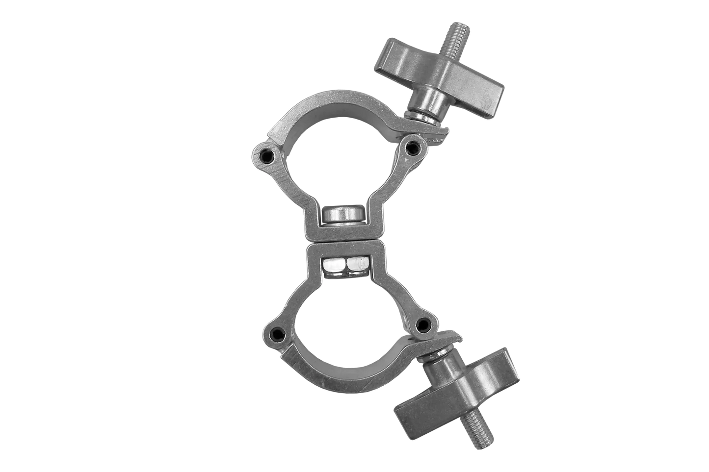 Event Lighting CLAMPDP38S - Aluminium Double Swivel Pipe Clamp (Silver)