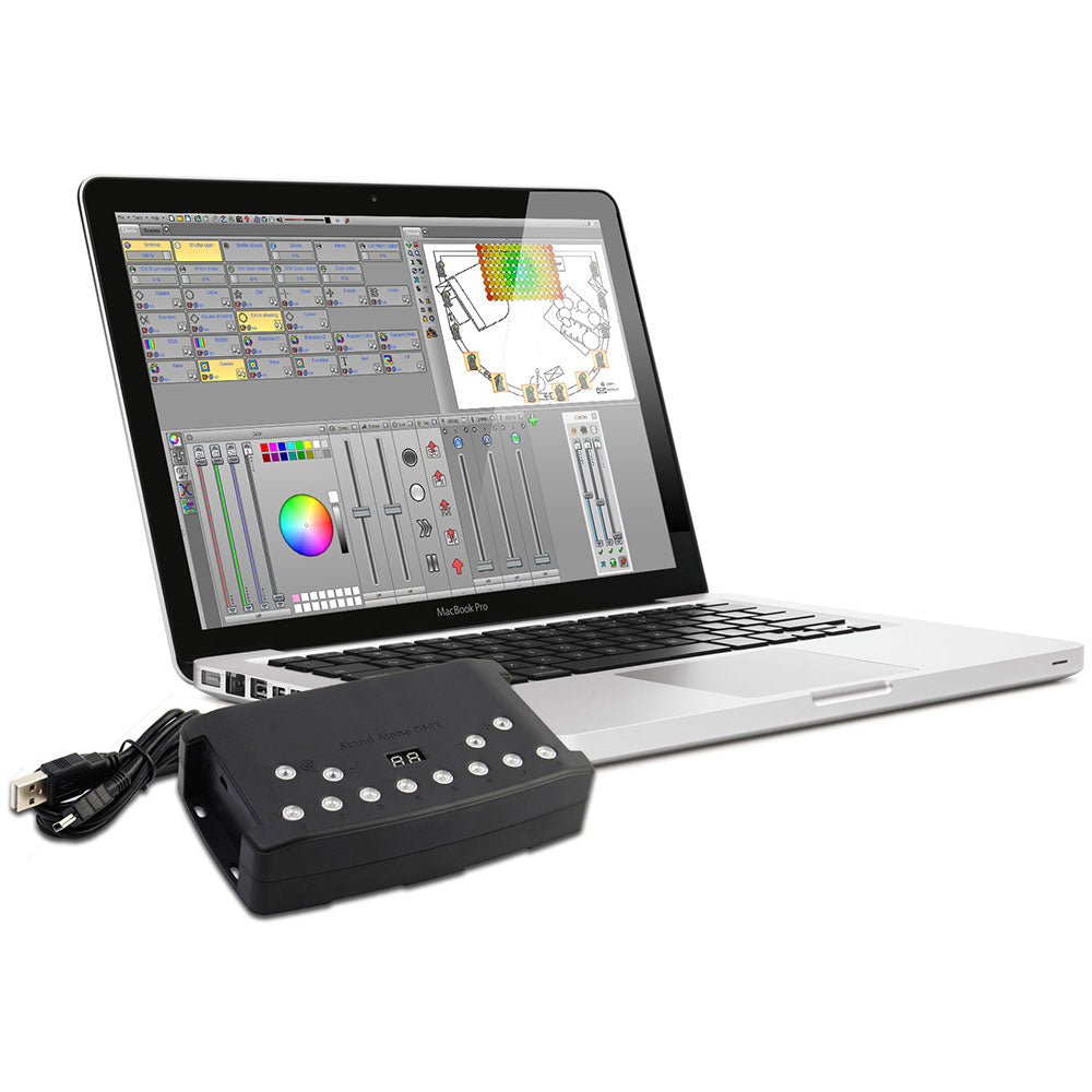 Chromateq CQSA-512 Stand Alone DMX Controller with Software