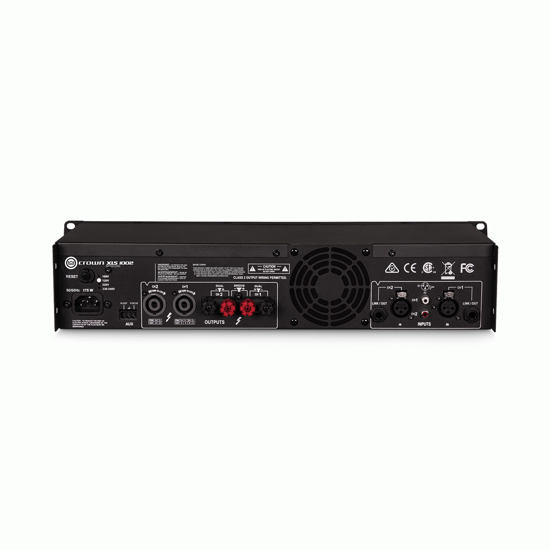 CROWN XLS1002 2CH 350W@4OHM PWR AMP W/DSP CONTROL