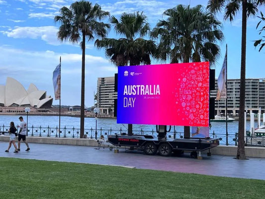 Hire - Outdoor LED Screen Trailer 3300 x 1800mm