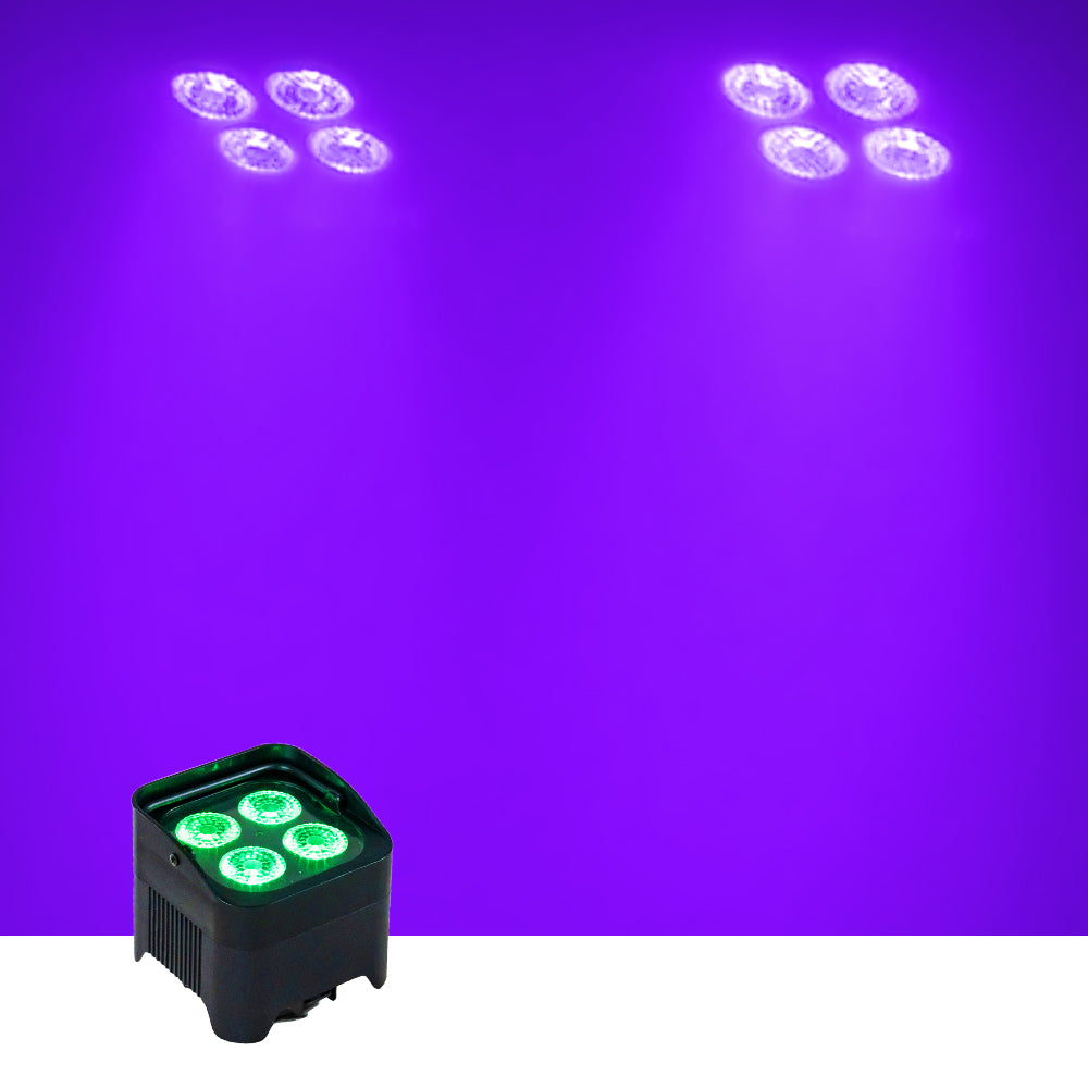 Event Lighting PAR4X12B - Battery Parcan with Wireless DMX & Wifi