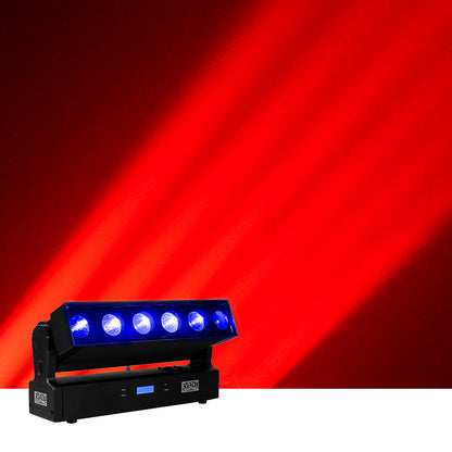 Event Lighting SURF640 - 6x40W Pixel Control Tilt Bar with Zoom