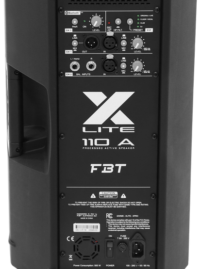 FBT X LITE 110A Processed Active Speaker
