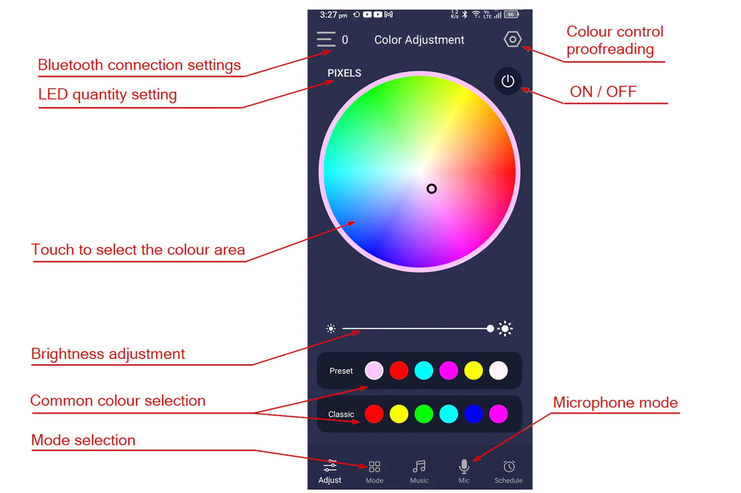 FXTUBEPK - LED Tube Set with 6 units and Carry Bag