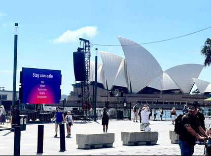 Hire - Single LED Screen Trailer  - 6m X 3.5m  3.9 Pixel