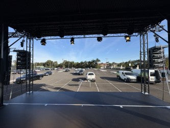 Hire - Trailer Stage is a fully functional stage the size of a standard trailer.