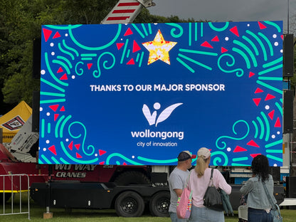 Hire - Outdoor LED Screen Trailer 6m  x 3.5m