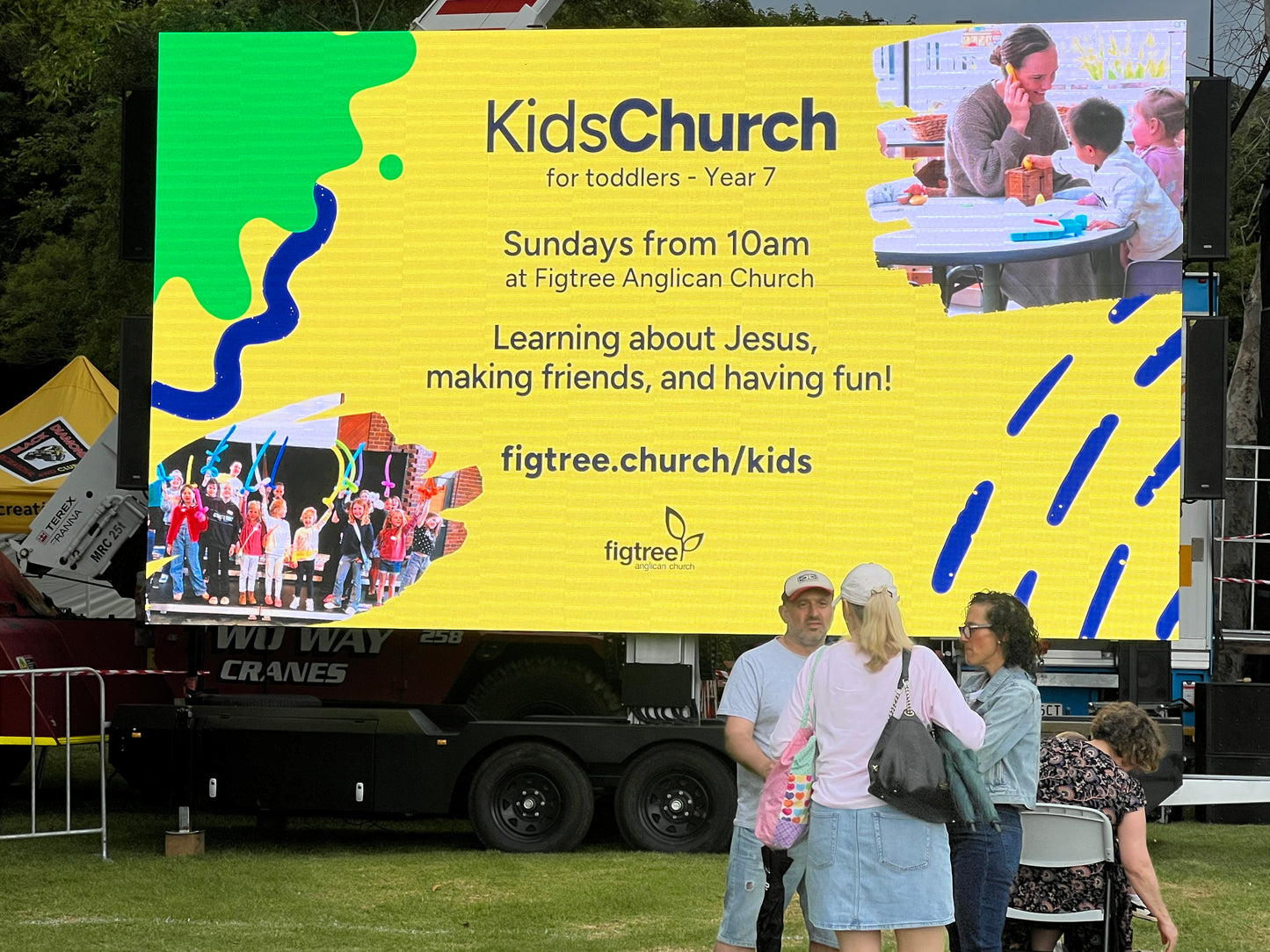 Hire - Outdoor LED Screen Trailer 6m  x 3.5m