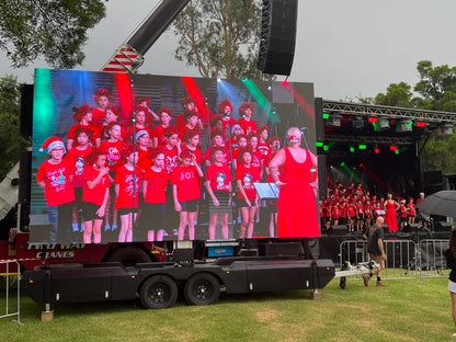 Hire - Outdoor LED Screen Trailer 6m  x 3.5m