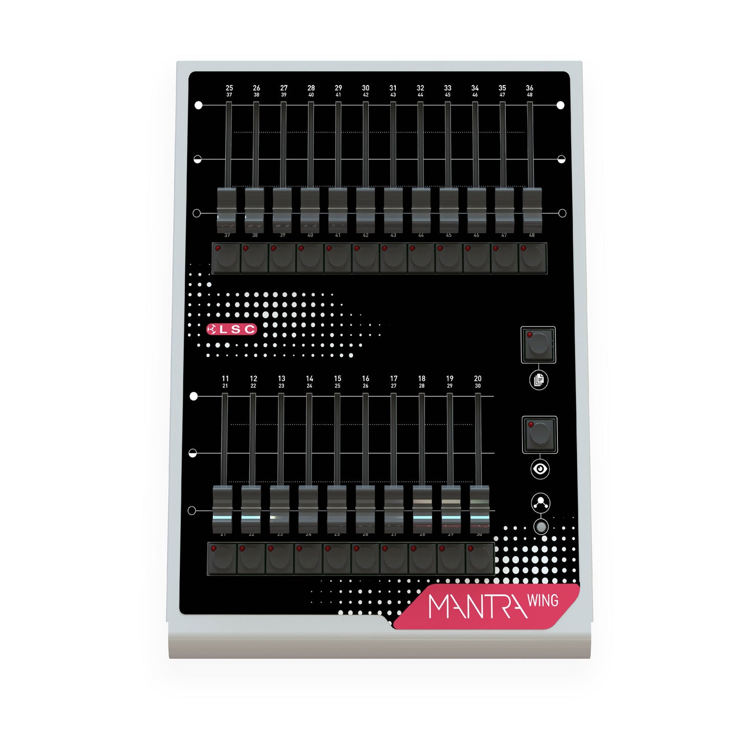 LSC Mantra Wing 12 Fixture Faders 10 Playbacks 1 DMX Universe