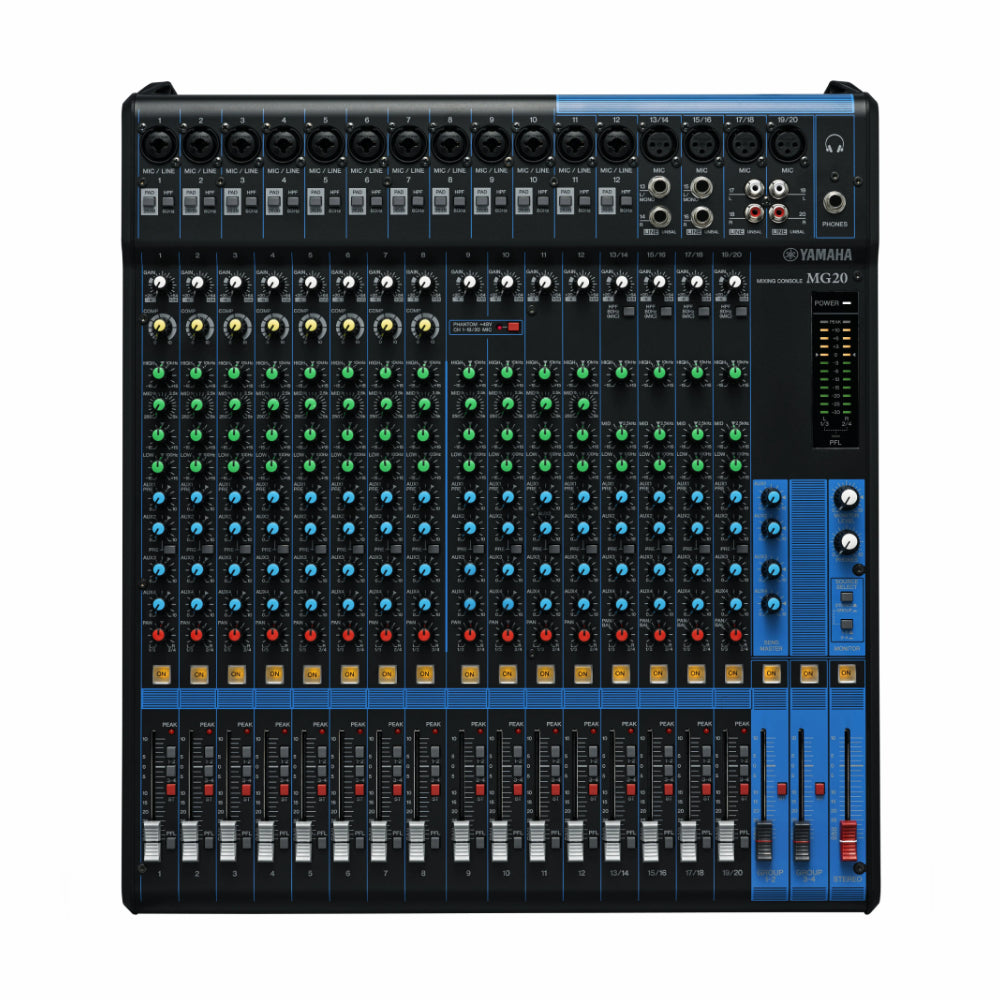 Hire - Yamaha MG20 20 Channel Analog Mixer with Effects