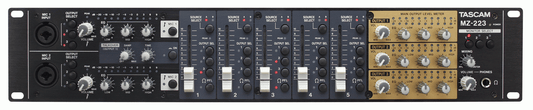 TASCAM MZ-223 PRO MIXER W/ BGM & PAGING TO 3 ZONES