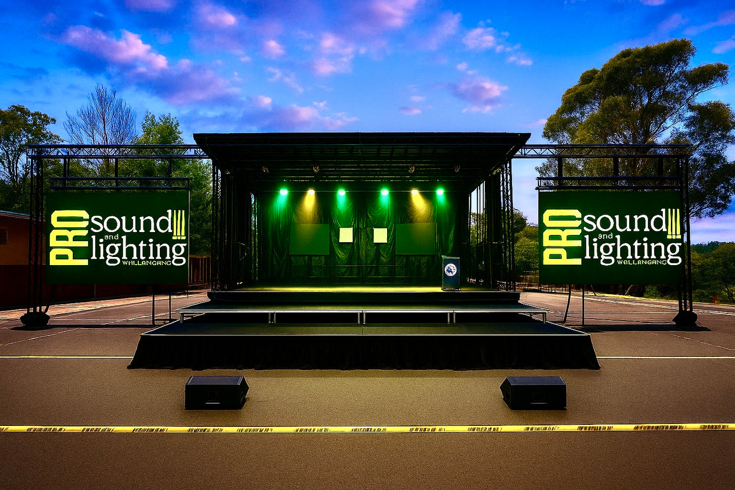 Hire - Mobile Trailer Stage Hire for Festivals & Events 8m x 6m