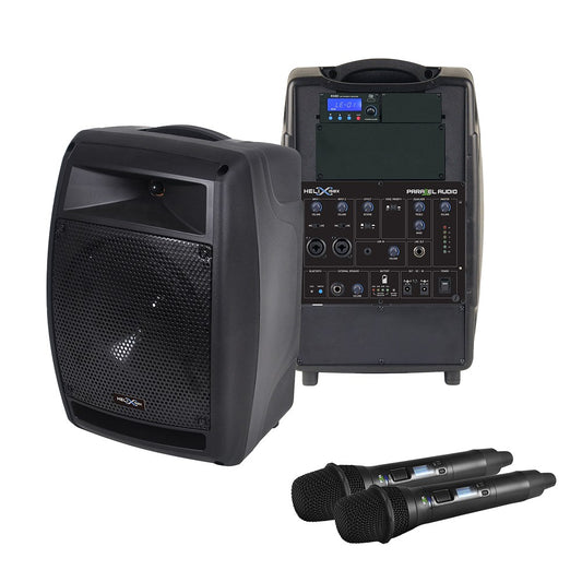 Parallel Audio Pack w/ 1 x HX-158X-II UU00B Portable PA & 2 x HH6100 Microphones 520MHz